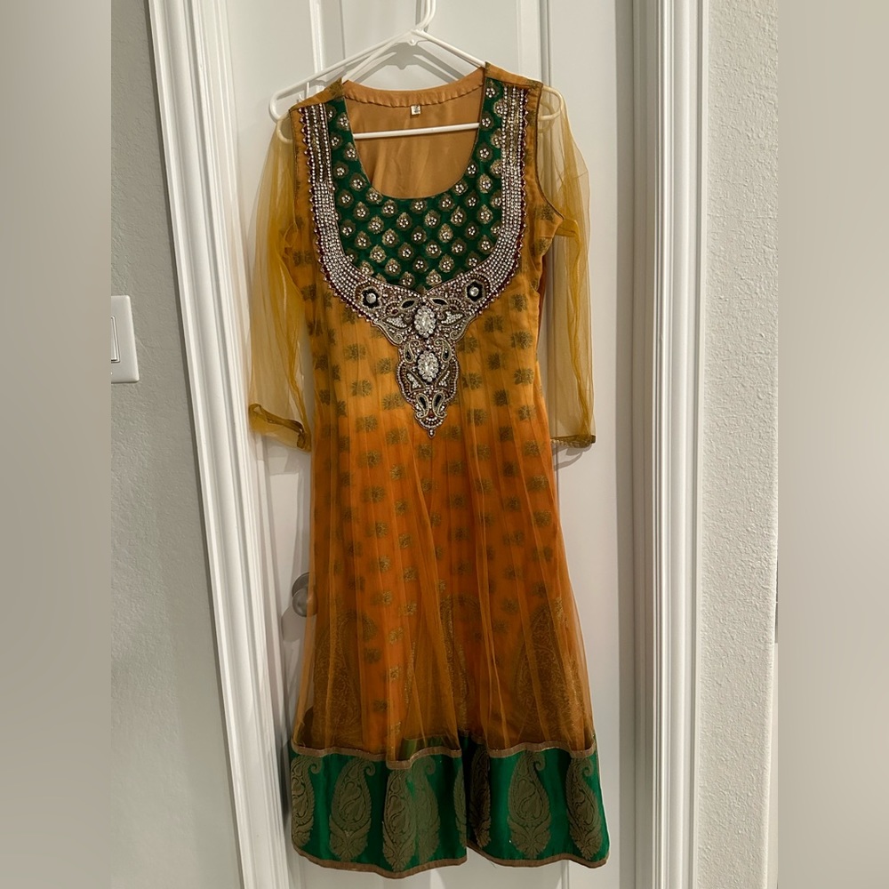Classy/formal fancy anarkali outfit. Great for reception events